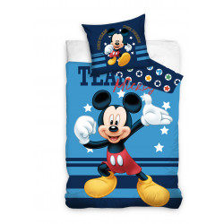 Parure de lit Mickey Mouse MCK209301 / MG1 - 2 pièces - Ultra doux