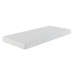 Sleep comfortably on a 100% latex mattress with 5 comfort zones and a recycled polyester cover