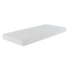 Sleep comfortably on a 100% latex mattress with 5 comfort zones and a recycled polyester cover