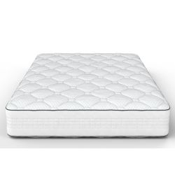 Sleep peacefully on the Everest mattress with its 7 comfort zones and thermal regulation