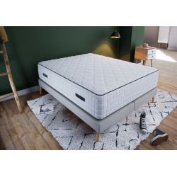 Four Seasons Matras, 7 comfortzones, Traagschuim en pocketveren, Omkeerbaar, 30 cm