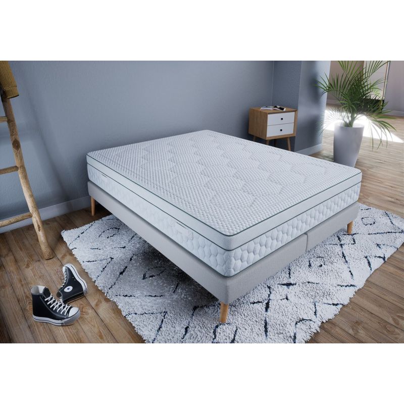 Matelas Kilimandjaro Tuxa : 7 Zones de Confort, Hypoallergénique, épaisseur 21 cm