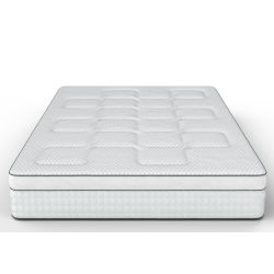 Mont Blanc mattress offering dynamic support with 7 adapted zones and a thickness of 23 cm