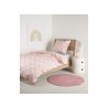 Amore Cotton Sheets and Pillowcases, Pink - Enhance Your Bedroom Decor with This Comfortable and Sophisticated Set