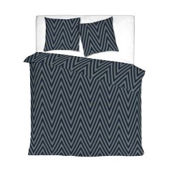 High Chevro duvet cover and pillowcases for an elegant and up-to-date decoration